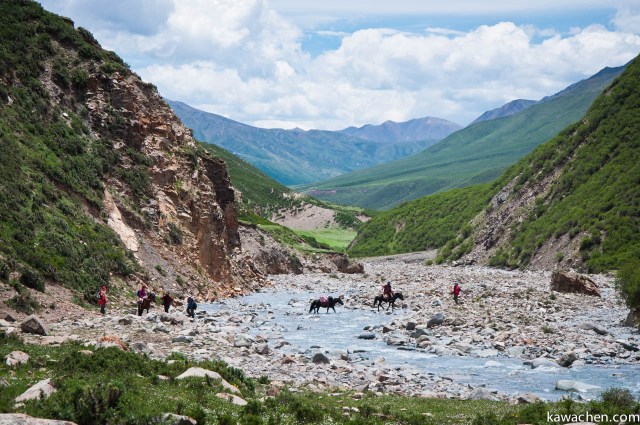 очередной переход через реку