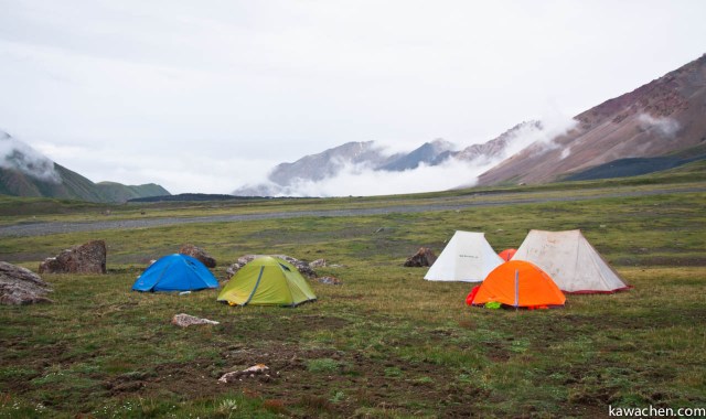 лагерь в облаках