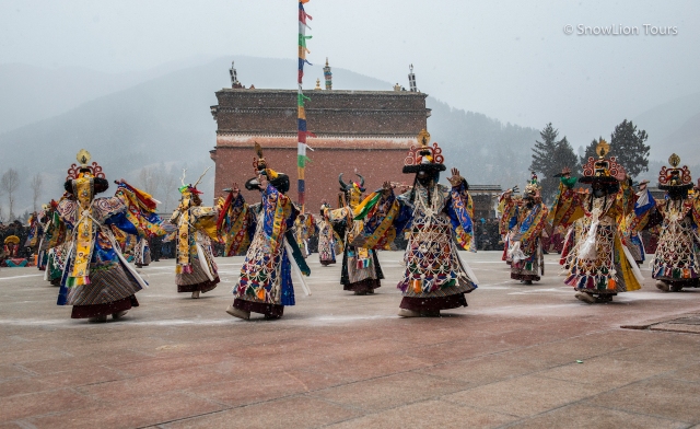 Tibetan monastic religios dance